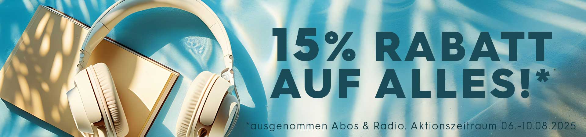 15% auf alles