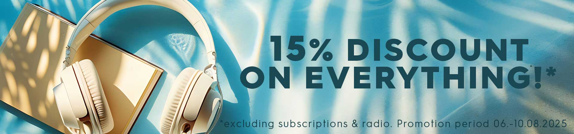 15% off everything