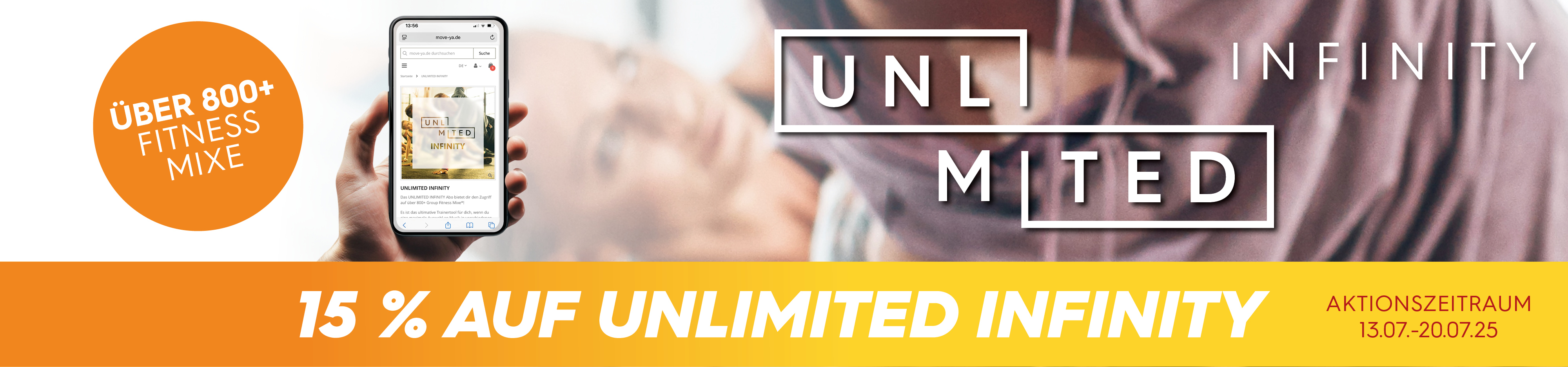 15% auf UNLIMITED INFINITY 