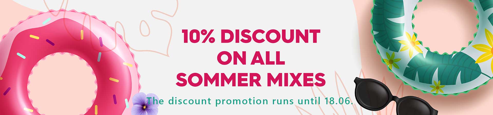 10% off Summer Mixes